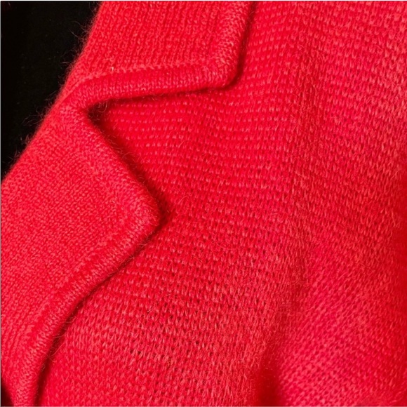 Celine women’s vintage double breasted wool sweater blazer 80’s size XL colorful - Picture 10 of 15